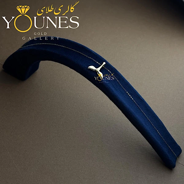 دستبند تمام طلا دم وال مینیمال بزرگ B01